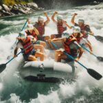 Whitewater rafting