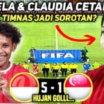 Kemenangan Gemilang Timnas Putri Indonesia Hancurkan Singapura 5-1