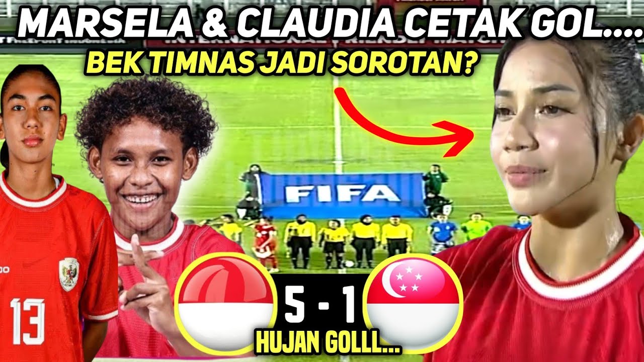 Kemenangan Gemilang Timnas Putri Indonesia Hancurkan Singapura 5-1