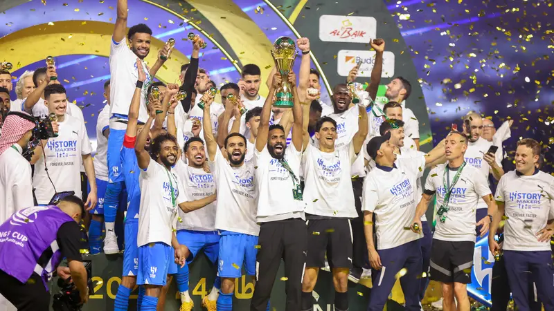 Al Hilal Raih Gelar Juara Piala Raja Arab Saudi Setelah Mengalahkan Al Nassr