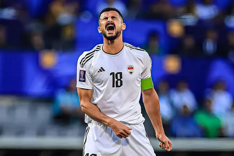 Profil Aymen Hussein Striker Haus Gol Irak yang Sengaja Gagal Penalti ke Gawang Timnas Indonesia