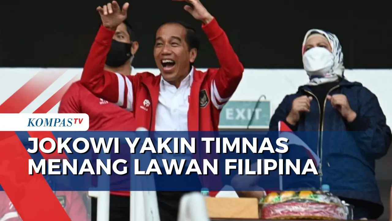 Indonesia Vs Filipina: Jokowi Yakin Timnas Menang