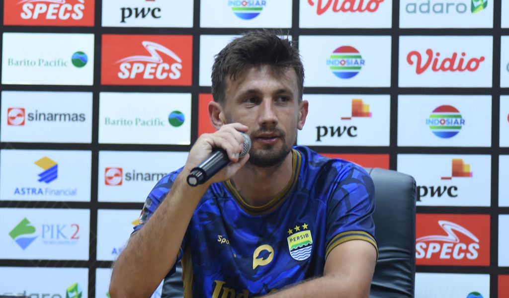 Mateo Kocijan Akui Stres Jelang Laga Debutnya di Persib Lawan PSM Makassa