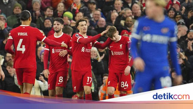 Liverpool Menang Dramatis Gol Menit Terakhir Tundukkan Chelsea di Anfield