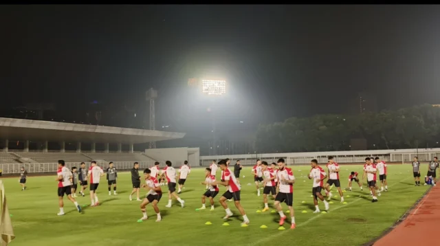 Latihan Timnas Indonesia