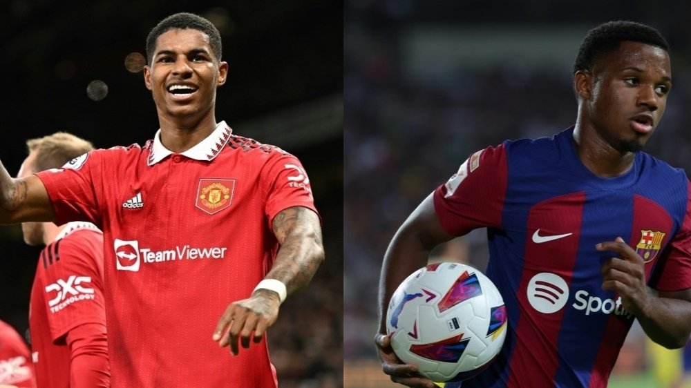 Marcus Rashford dan Ansu Fati