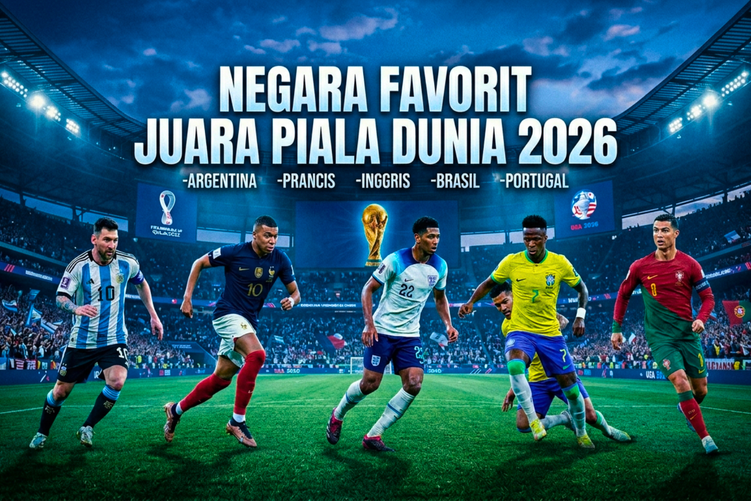 Negara Yang Akan Menjadi Favorite Piala Dunia 2026 , Siapakah Yang Siap Untuk Angkat Trofi ?