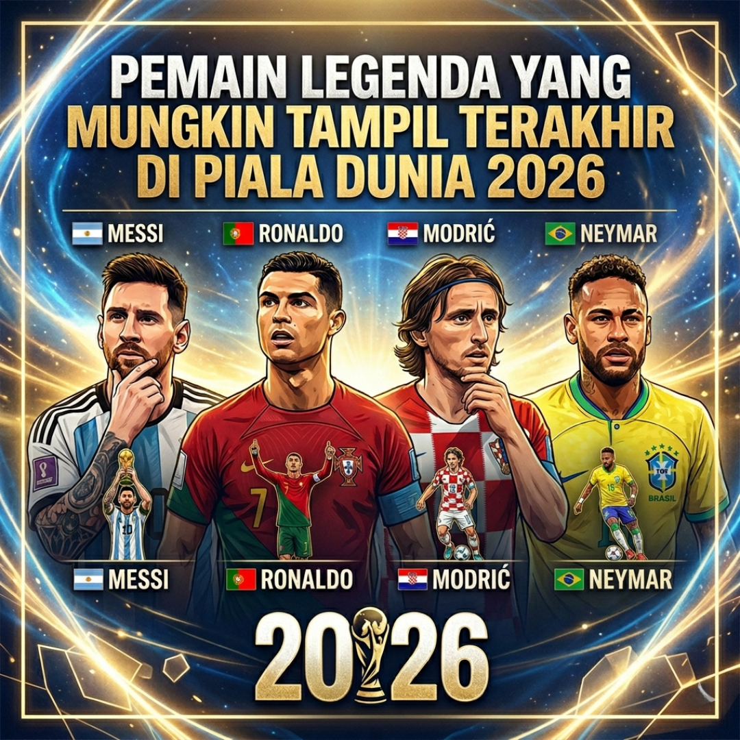 Piala Dunia 2026 Bisa Jadi Panggung Terakhir Para Legenda Sepak Bola