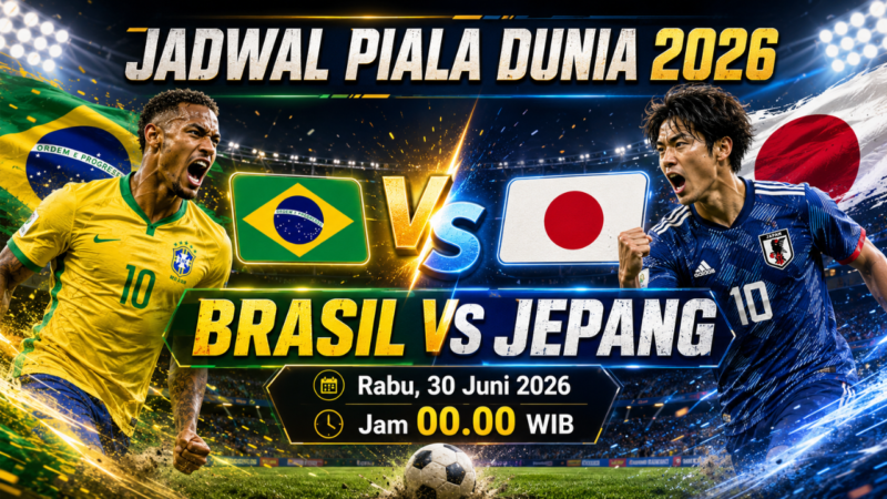 Prediksi Susunan Starting XI Brasil vs Jepang di Babak 32 Besar Piala Dunia 2026