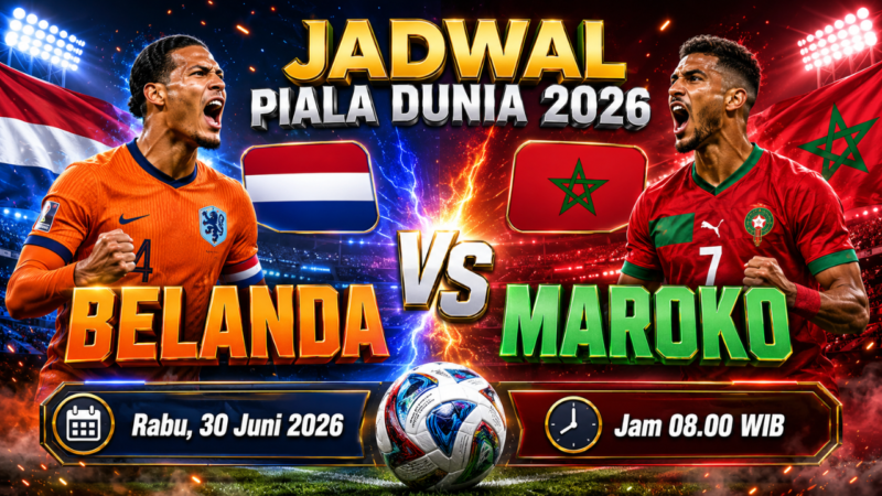 Perediksi Susunan Starting XI Belanda vs Maroko di Babak 32 Besar Piala Dunia 2026