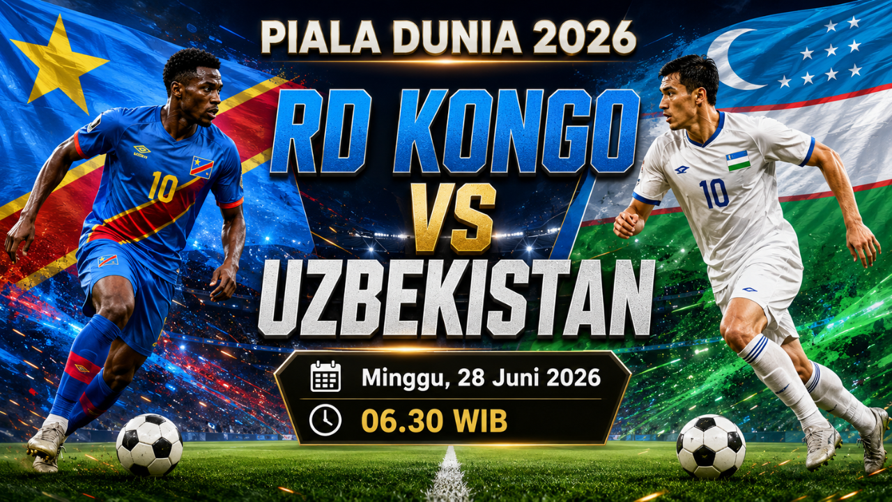 Prediksi RD Kongo vs Uzbekistan Grup K Piala Dunia 2026