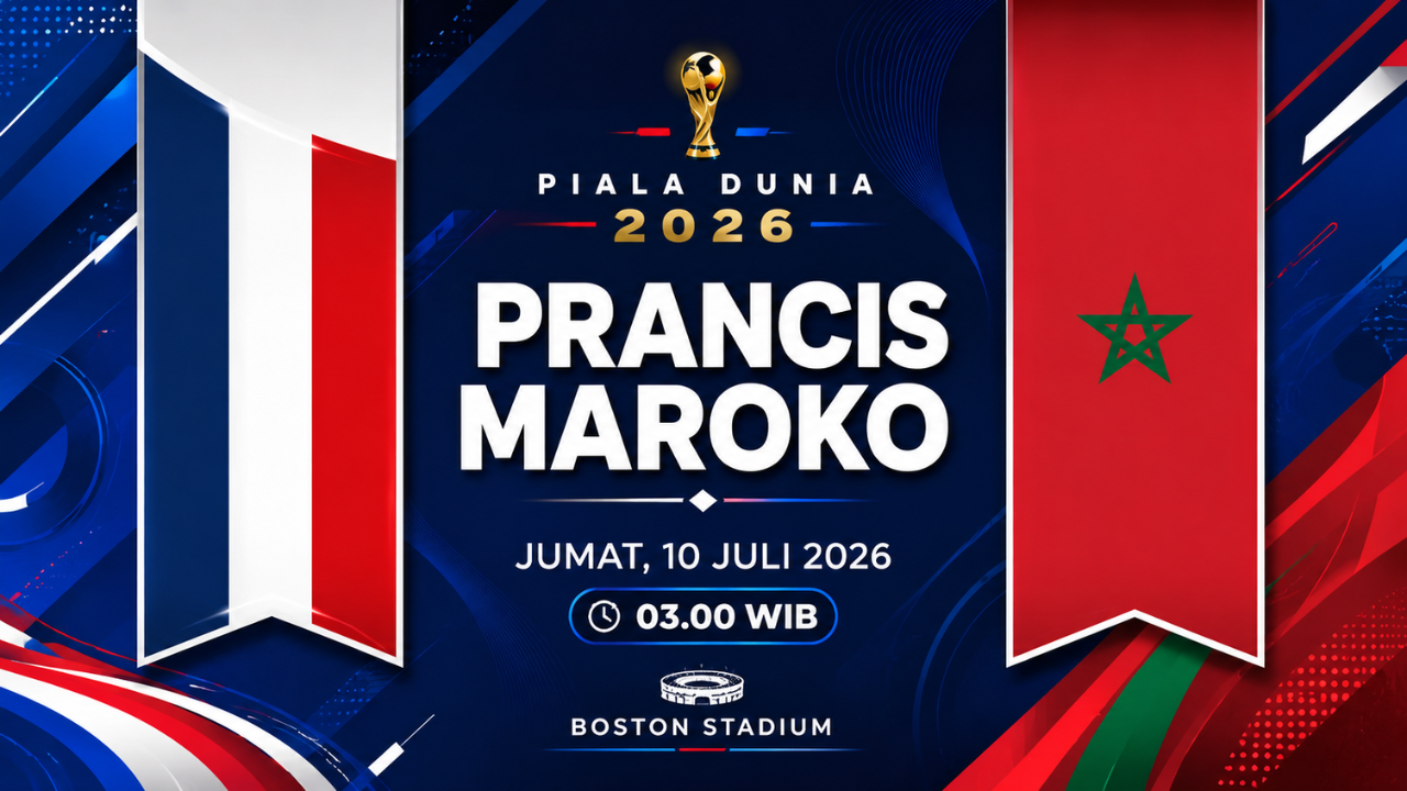 Prediksi Piala Dunia 2026 : Prancis vs Maroko , Siapa yang akan ke SemiFinal ?