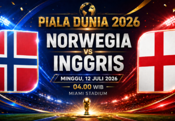 Prediksi Piala Dunia 2026 : Norwegia vs Inggris, Siapa yang akan ke SemiFinal ?